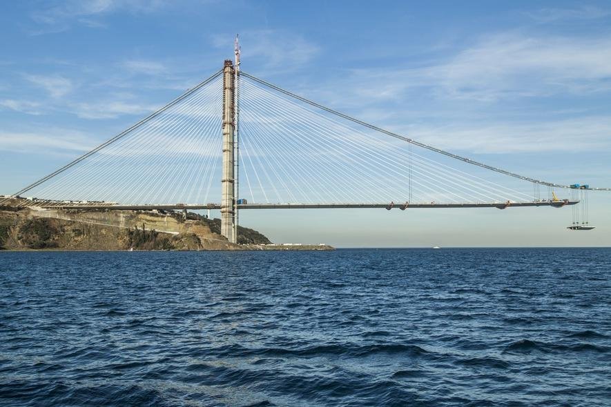 Diese Brücke über den Bosporus stellt Weltrekorde auf ingenieur de