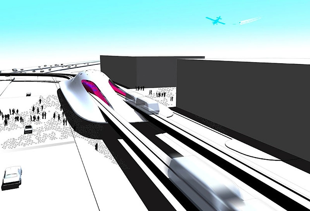 Für den Flughafen Miami entwarf David Tajchman „Fluid Miami“, einen spektakulären Haltepunkt der Flughafen-Metro. 