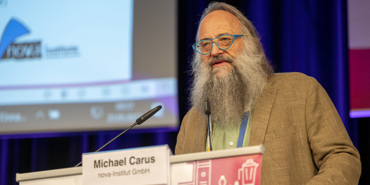 Michael Carus auf der Renewable Materials Conference 2023, Foto: ZWEILUX, Uwe Weiser