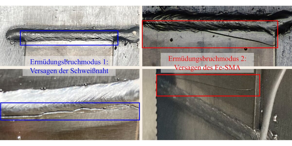 Numerisches Modell für CT-Proben mit angeschweißtem Fe-SMA Grafik: Z. Li
Numerical model for CT specimens with welded Fe-SMA 
Source: Z. Li