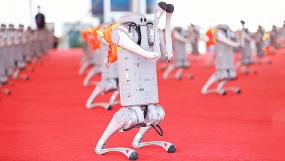 Unitree-Roboter auf der World Robotics Conference 2024 in Peking. Foto: Unitree