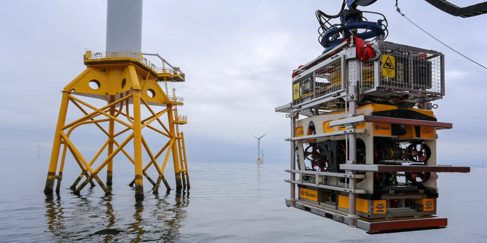 Erste autonome Unterwasserdrohne inspiziert Offshore-Windparks