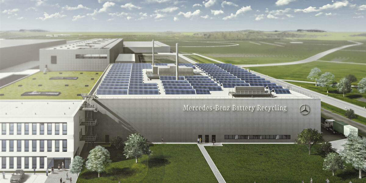 Mercedes-Benz Batterie-Recyclingfabrik