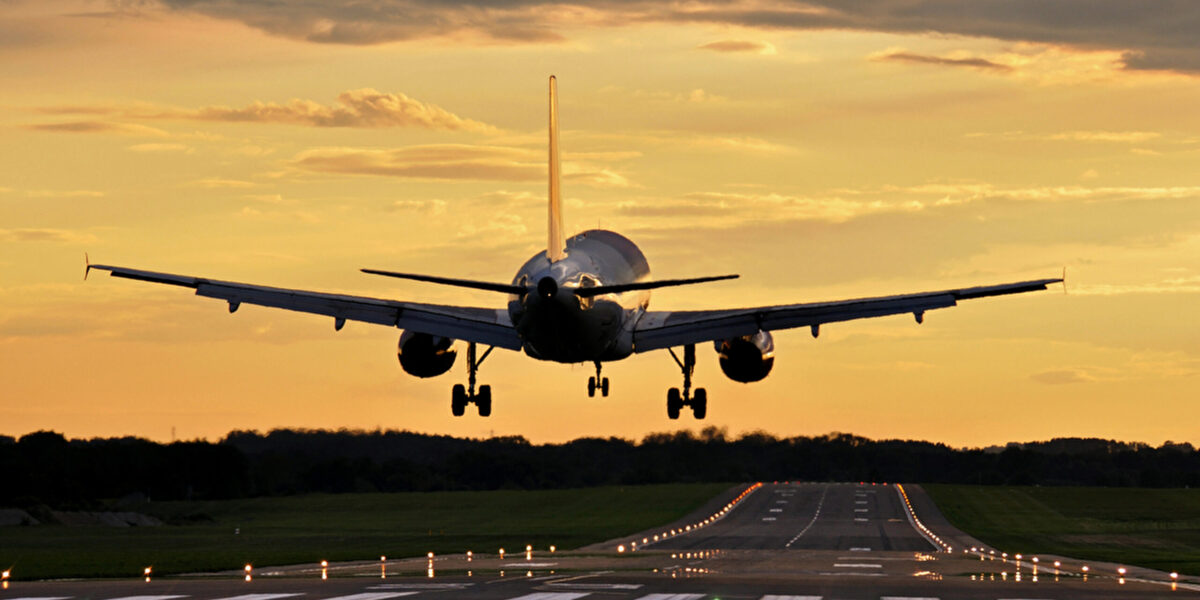 Flugzeuglandung