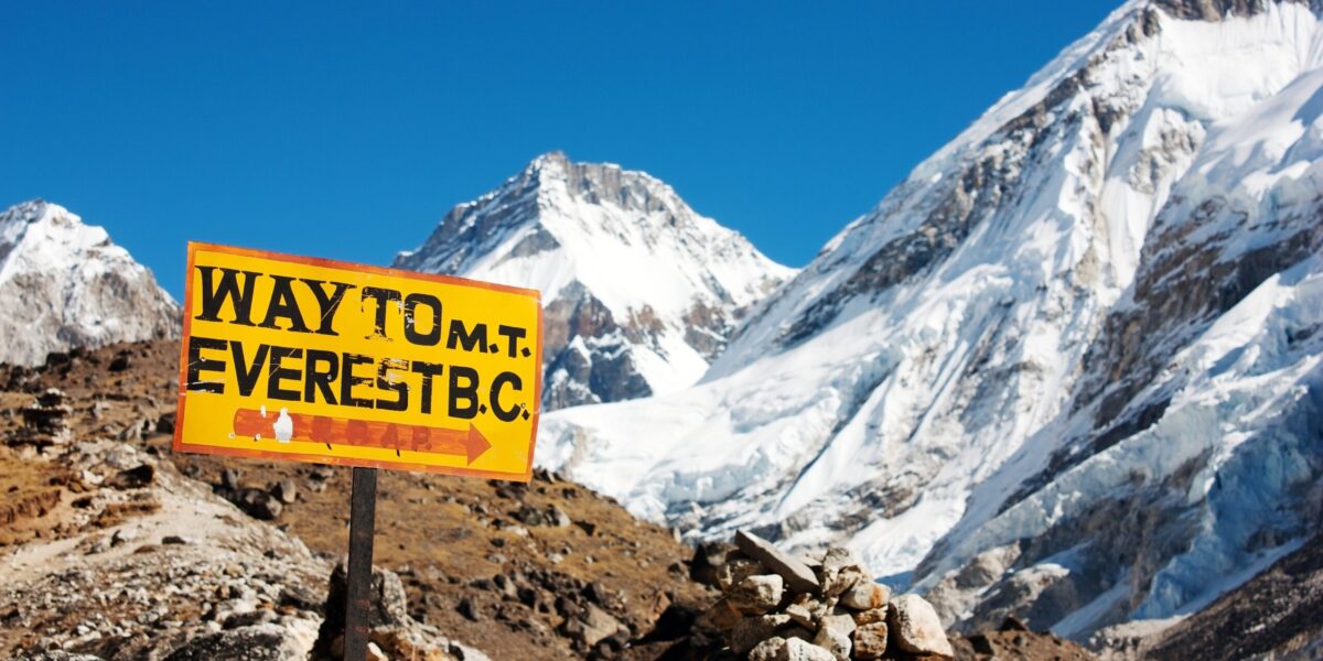 Weg zum Mount Everest