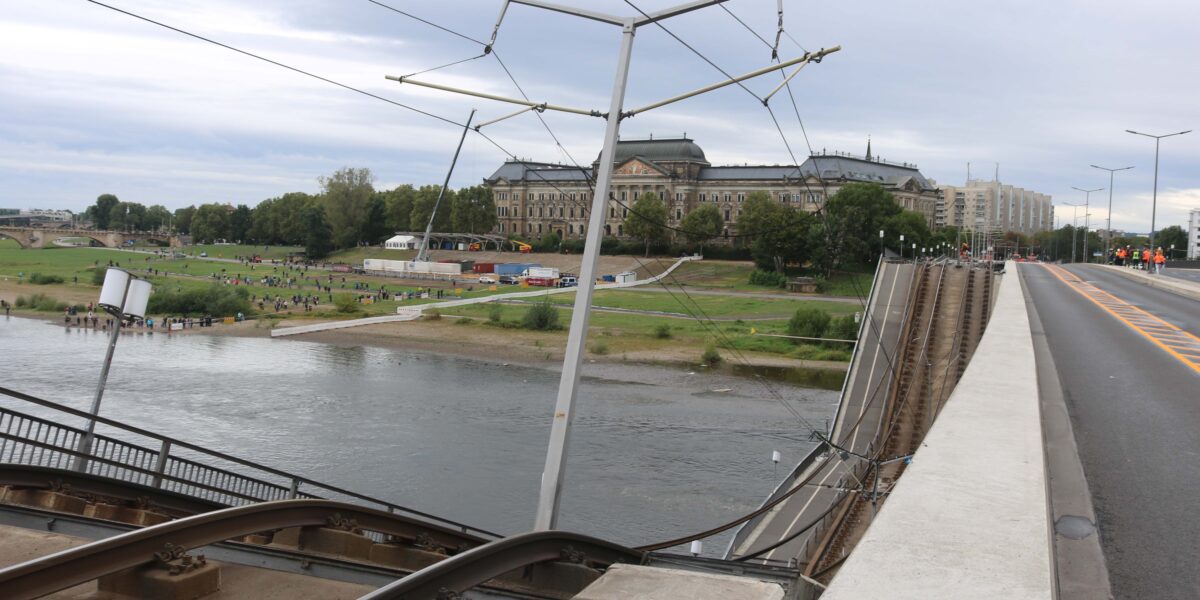 Prof. Steffen Marx: "Der Einsturz ohne Vorankündigung muss zu einer Überprüfung und Nachjustierung der Beurteilungsmethodik von Brücken mit ähnlicher Konstruktion und Bauzeit führen." Foto: Stadt Dresden