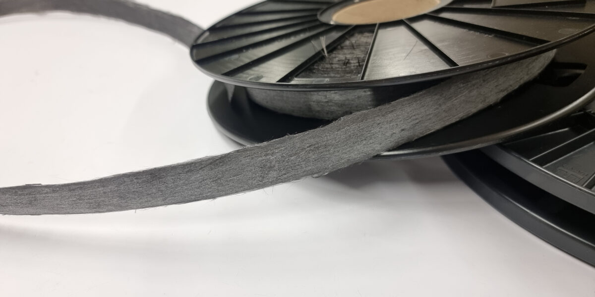 Entwickelte „Infinity“ rCF-Tape-Variante ohne Besäumung der Tapekanten. Foto: DITF