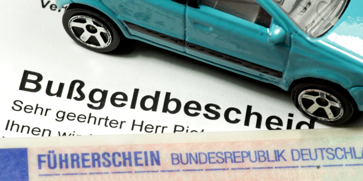 Bußgeldbescheid Auto