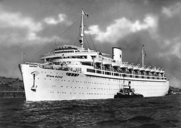 Probefahrt der Wilhelm Gustloff 